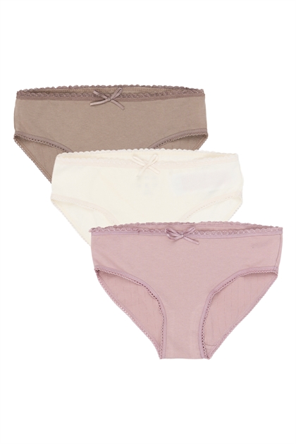 The New Pige Undertøj Underbukser 3.pak - Multi Colour